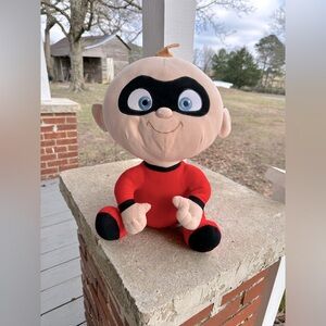 Disney Incredibles 2 Jack Jack 18" Plush Superhero Movie Red Mask Baby Toy Pixar